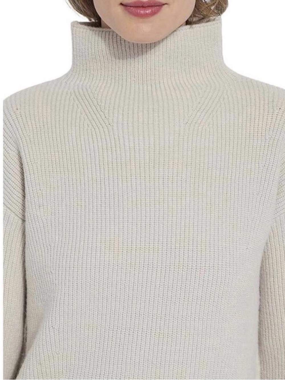 LYSSE SZ M NWT Ribbed Sweater in Cream